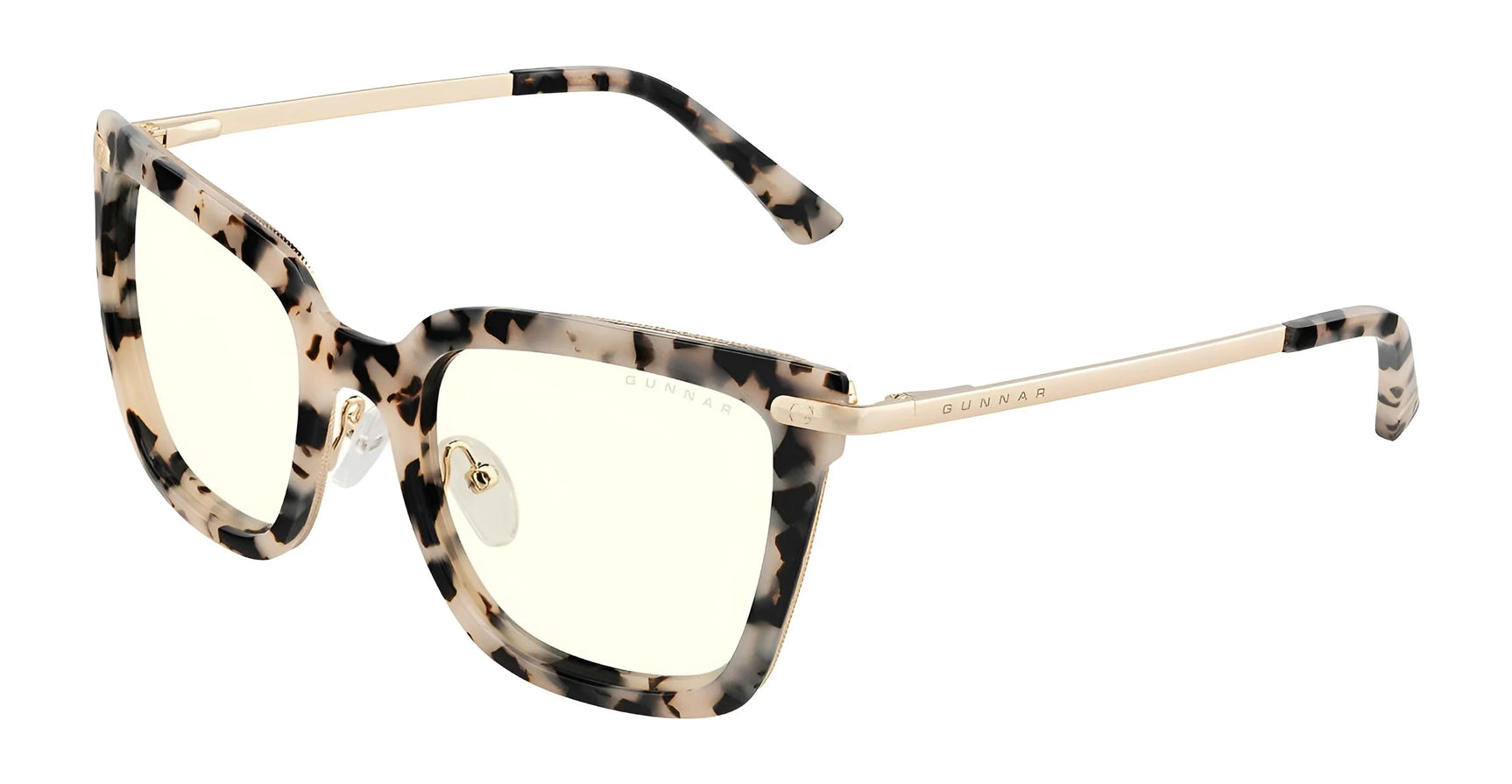 Gunnar Kaia Computer Glasses Clear / Cream Marble