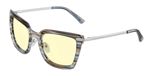 Gunnar Kaia Computer Eyeglasses / Size 53 / Blue Ribbon / Amber