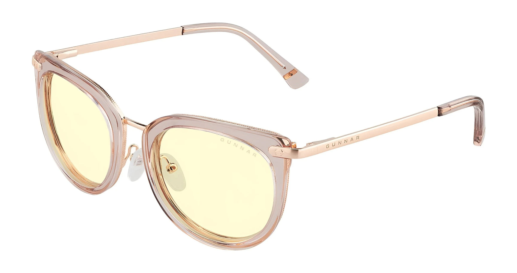 Gunnar Lahti Computer Glasses Amber / Rose Crystal