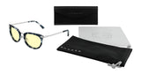 Elevate your style with Gunnar Lahti Computer Glasses. These designer eyewear pieces feature advanced GUNNAR lens technology to block blue light, come equipped with a sleek black case, pouch, and cleaning cloth, and have blue-tinted lenses for a touch of elegance.