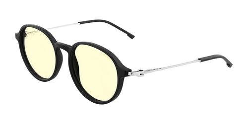 Gunnar Loop Computer Eyeglasses / Size 51 / Onyx/Mercury / Amber