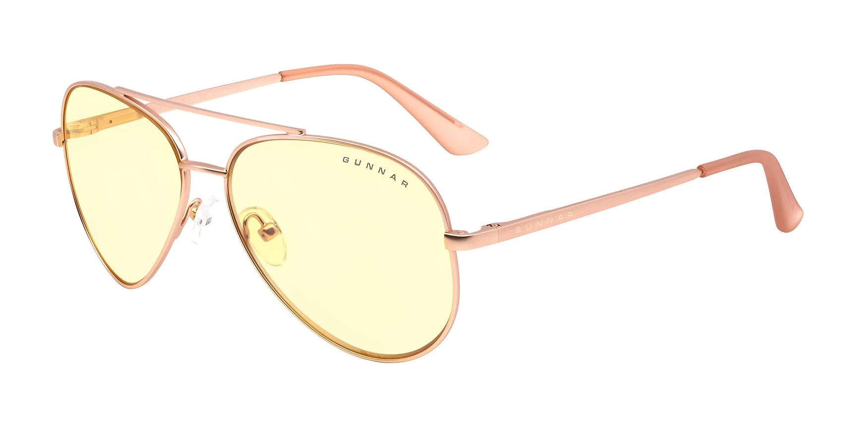 Gunnar Maverick Computer Glasses Amber / Rose Gold