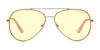 Gunnar Maverick Computer Eyeglasses | Size 58 / Black/Gold / Amber