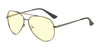 Gunnar Maverick Computer Eyeglasses | Size 58 / Gunmetal / Amber