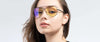 Gunnar Maverick Computer Eyeglasses | Size 58 / Black/Gold / Amber
