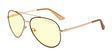 Gunnar Maverick Computer Glasses Amber / Black / Gold
