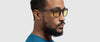 Gunnar Oakland Computer Eyeglasses | Size 53 / Crystal / Amber
