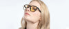 Gunnar Oakland Computer Eyeglasses | Size 53 / Crystal / Amber