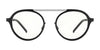Gunnar Pacifica Computer Eyeglasses | Size 50 / Onyx/Silver / Amber