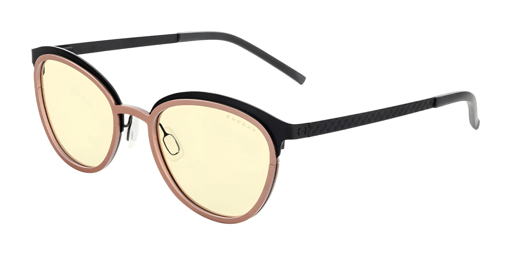 Gunnar Palomar Computer Glasses Amber / Onyx / Blush