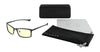 Gunnar Plaid Computer Eyeglasses | Size 55 / Onyx/Graphite / Amber