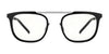 Gunnar Pismo Computer Eyeglasses | Size 50 / Onyx/Silver / Clear Pro