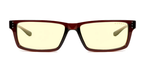 Gunnar Riot Computer Eyeglasses / Size 58 / Espresso / Amber GUNNAR Focus