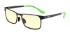 Gunnar FPS Mini Computer Eyeglasses | Size 50 / Onyx / Amber / Natural Focus