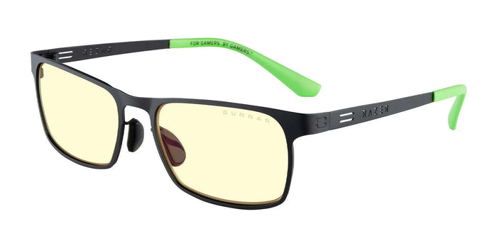 Gunnar FPS Mini Computer Eyeglasses | Size 50 / Onyx / Amber / Natural Focus