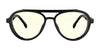 Gunnar Tallac Computer Eyeglasses | Size 57 / Onyx / Amber