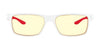 Gunnar Vertex Collection for St Jude Computer Eyeglasses | Size 55 / Red/White / Amber