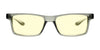 Gunnar Vertex Reading Computer Eyeglasses | Size 55 / Gray Crystal / Amber / +1.00