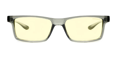 The Gunnar Vertex Computer Glasses in size 55 feature yellow-tinted rectangular lenses for blue light blocking and offer a durable nylon frame for comfort and longevity, making them a stylish and practical addition to your collection.