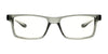 Gunnar Vertex Reading Computer Eyeglasses | Size 55 / Gray Crystal / Amber / +1.00