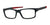 Haggar HAC109 Eyeglasses | Size 54 / Black/Red
