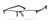 Haggar HAC111 Eyeglasses | Size 54 / Matte Navy
