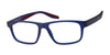 Haggar HAC120 Eyeglasses | Size 53 / Navy