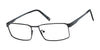 Haggar HFT540 Eyeglasses | Size 55 / Matte Black