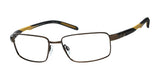 Haggar HFT542 Eyeglasses Matte Chocolate