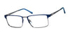 Haggar HFT543 Eyeglasses | Size 55 / Navy