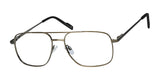 Haggar HFT545 Eyeglasses Light Brown