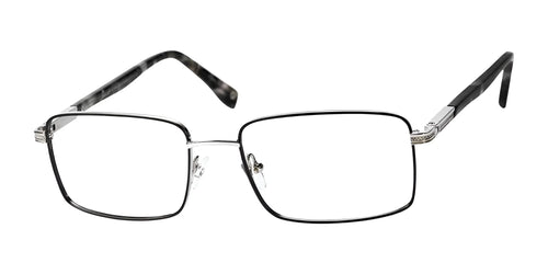 Haggar HFT548 Eyeglasses / Size 57 / Black/Gun