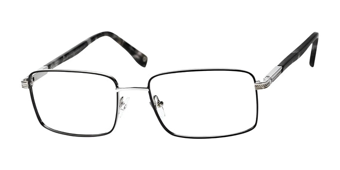 Haggar HFT548 Eyeglasses | Size 57 / Black / Gun