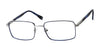 Haggar HFT548 Eyeglasses | Size 57 / Navy/Gun