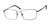 Haggar HFT549 Eyeglasses | Size 55 / Gun