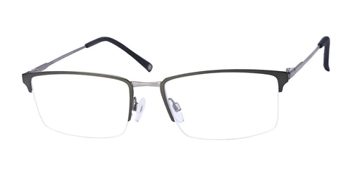 Haggar HFT551 Eyeglasses / Size 57 / Black