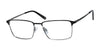 Haggar H284 Eyeglasses | Size 56 / Black/Gun