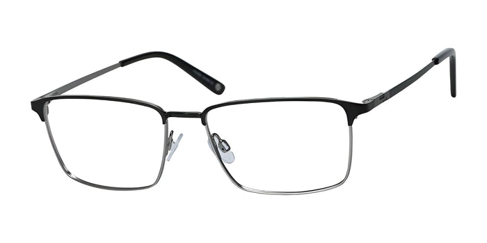 Haggar H284 Eyeglasses | Size 56 / Black / Gun