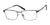Haggar H284 Eyeglasses | Size 56 / Gun/Silver