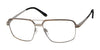 Haggar H294 Eyeglasses | Size 57 / Charcoal/Gun