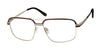 Haggar H294 Eyeglasses | Size 57 / Chocolate/Gold