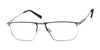 Haggar H298 Eyeglasses | Size 57 / Gun/Silver