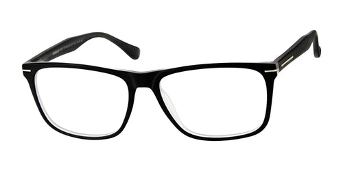 Haggar H301 Eyeglasses / Size 56 / Black/Crystal