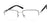 Haggar H304 Eyeglasses | Size 56 / Black/Silver