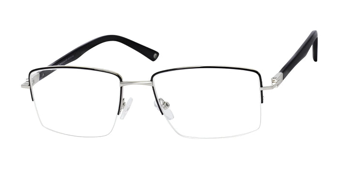 Haggar H304 Eyeglasses | Size 56 / Black / Silver
