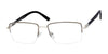 Haggar H304 Eyeglasses | Size 56 / Charcoal/Silver