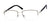 Haggar H304 Eyeglasses | Size 56 / Charcoal/Silver