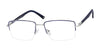 Haggar H304 Eyeglasses | Size 56 / Navy/Silver