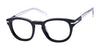 Haggar H306 Eyeglasses | Size 47 / Black/Crystal
