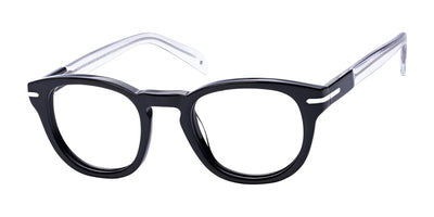 Haggar H306 Eyeglasses Black / Crystal